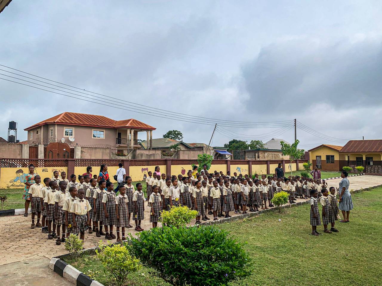 Students at assembly